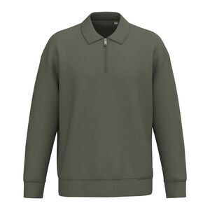 Native Spirit Unisex Adult Quarter Zip Sweatshirt / Natural Khaki